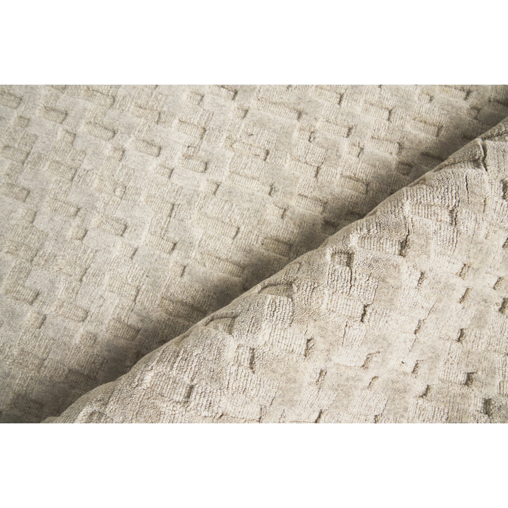Monroe Silk Rug - Light Taupe by Exquisite Rugs in light taupe. Made from bamboo silk in a unique style.