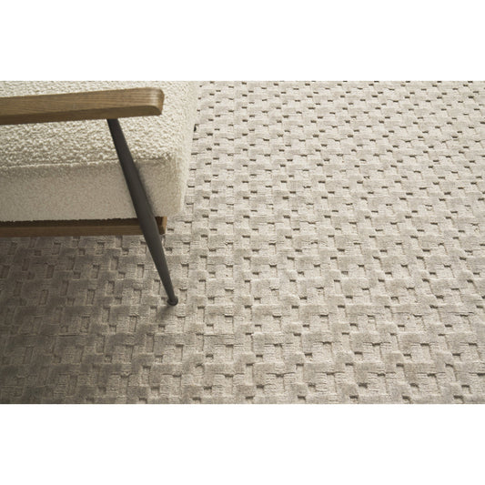 Monroe Silk Rug - Light Taupe by Exquisite Rugs in light taupe. Made from bamboo silk, cotton in a unique style.