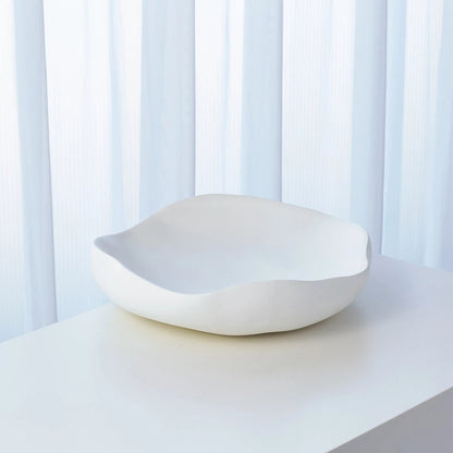 Organic Round Bowl by Global Views. Made from ceramic in a eclectic & global style.