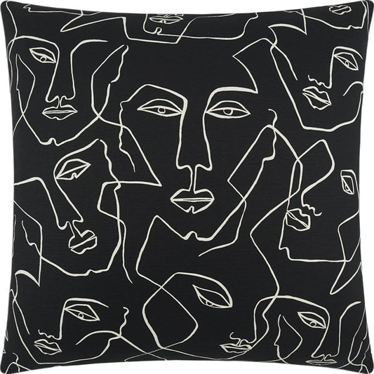 Face Up Pillow by DV Kap Home. Made from 100% cotton in a modern style.