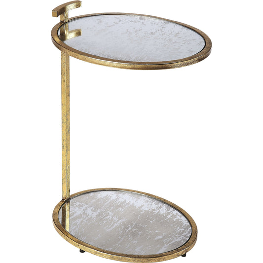 Ciro Metal & Mirror Side Table by Butler Specialty Company. Made from unique in a modern style.