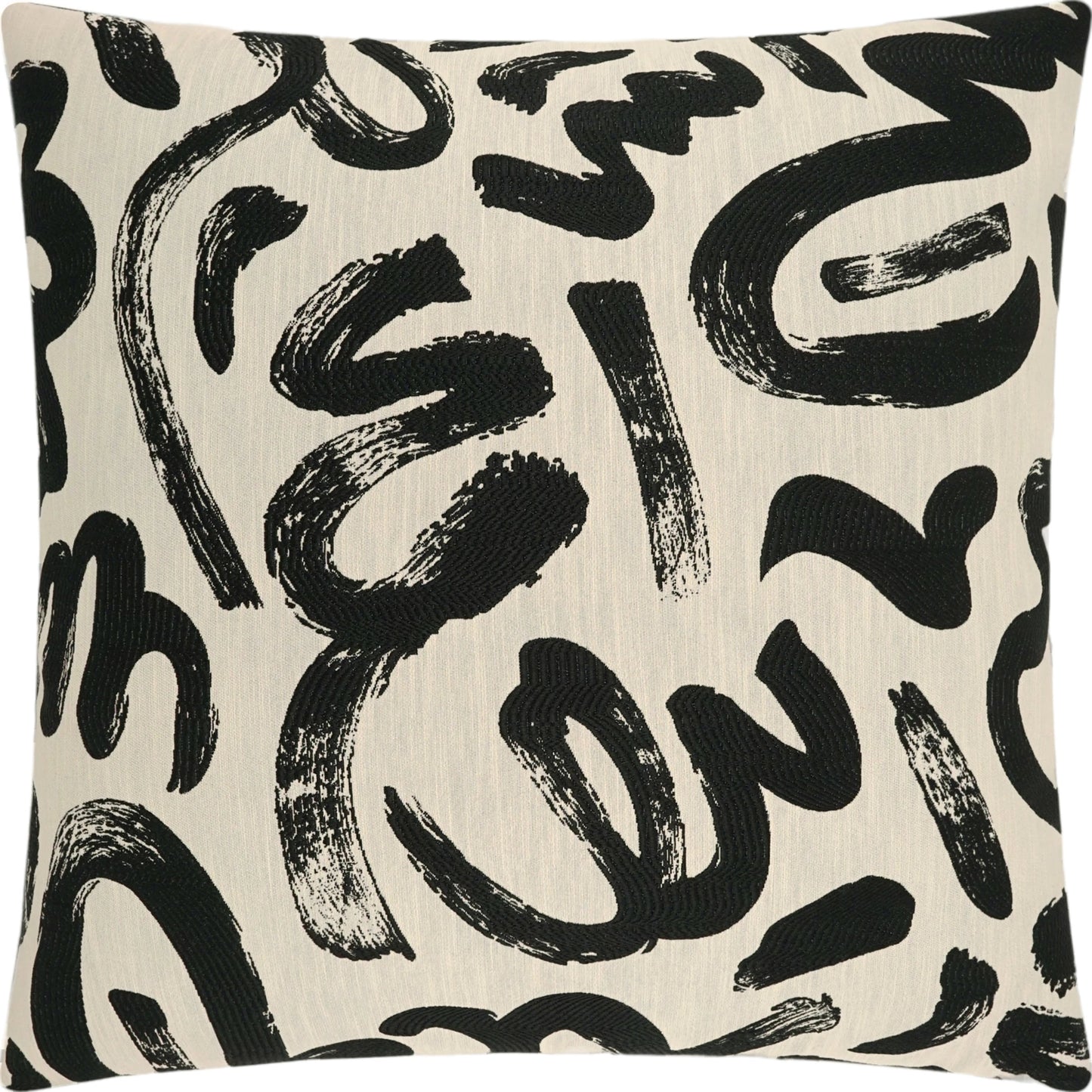 001 SI-2028634 | Primary Silo | Sketch Throw Pillow by DV Kap Home in ivory. Made from 69% polyester, 31% cotton in a modern style.