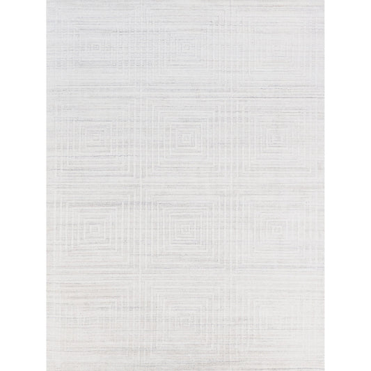 Castelli 3979 Rug by Exquisite Rugs in ivory. Made from bamboo silk, cotton in a unique style.