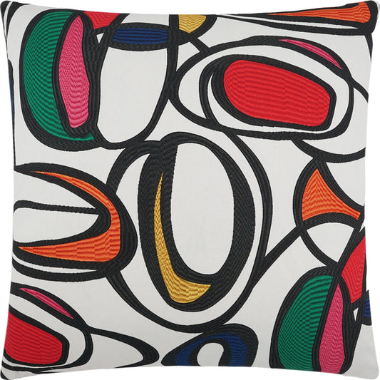 Hirst Pillow by DV Kap Home in multi. Made from 100% cotton in a modern style.