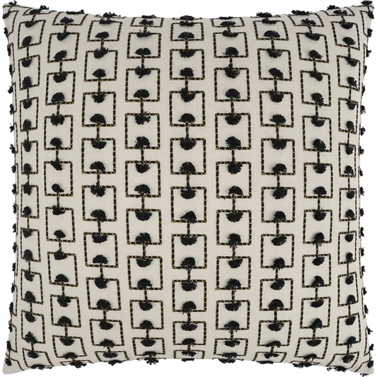 Klare Pillow by DV Kap Home. Made from 52% cotton, 48% polyester / embroidery: 79% cotton, 21% viscose in a modern style.