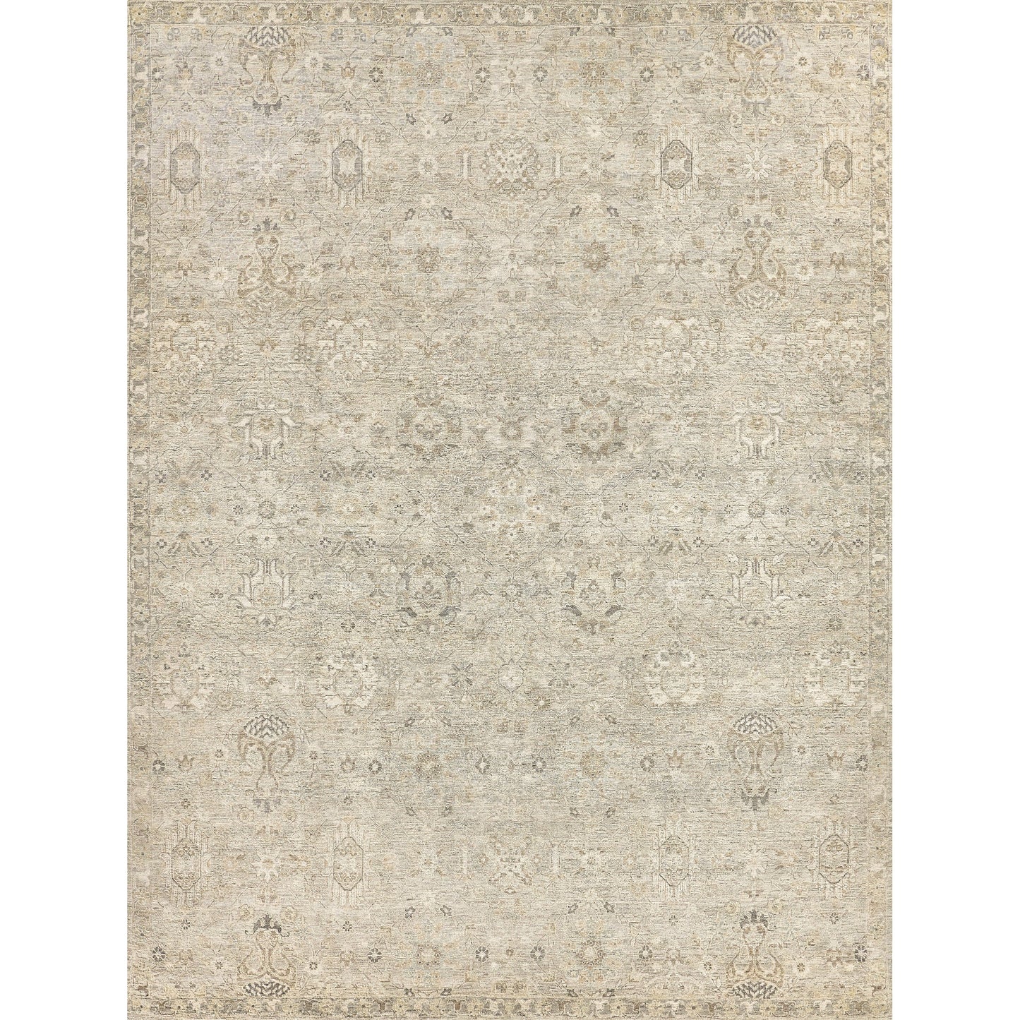 000 SI-2101233,SI-2293660 | Primary Silo | Heirloom Rug by Exquisite Rugs in khaki. Made from new zealand wool in a unique style.
