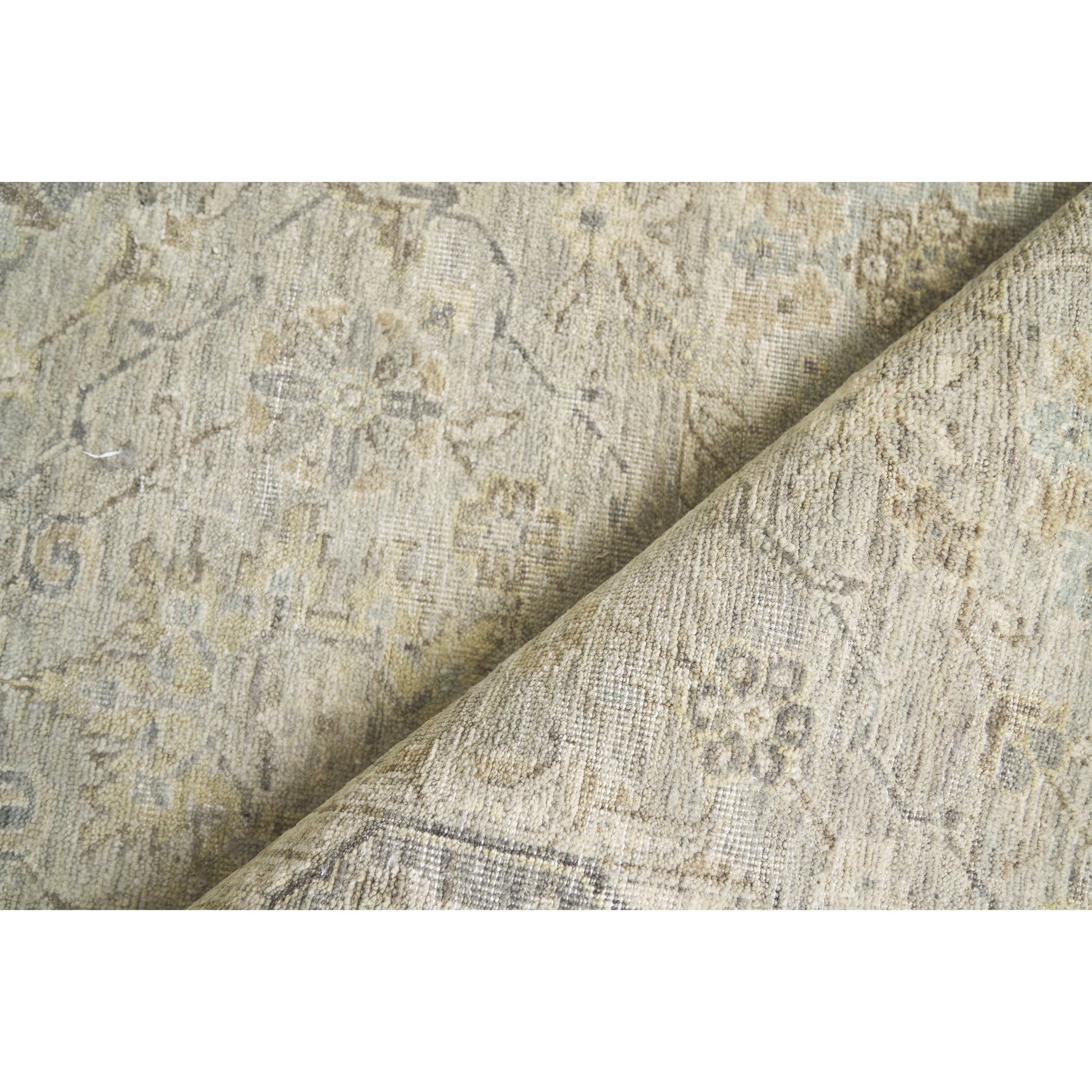 Heirloom Rug by Exquisite Rugs in khaki. Made from new zealand wool in a unique style.