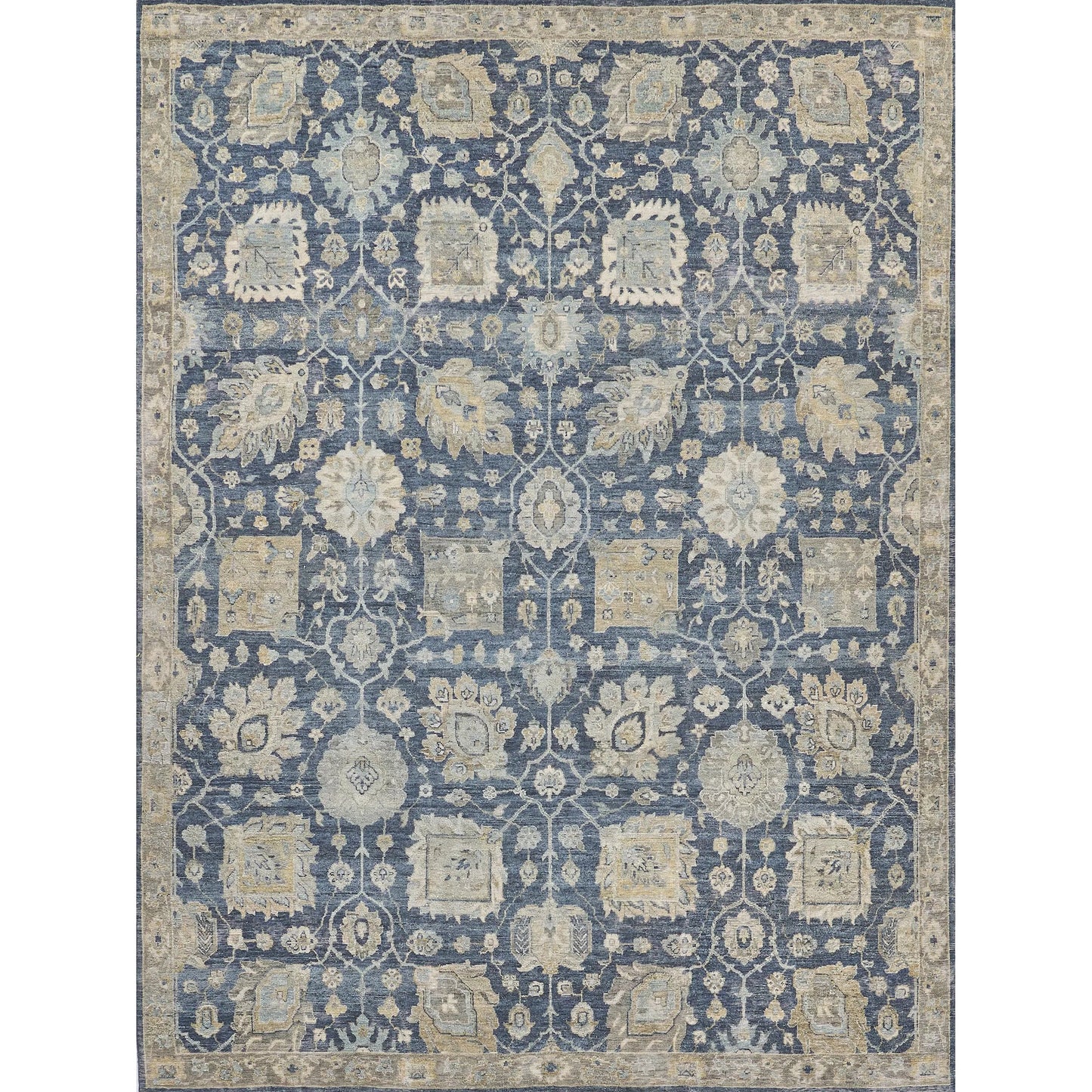 000 SI-2384033 | Primary Silo | Heirloom 3986 Rug by Exquisite Rugs in blue. Made from new zealand wool in a unique style.