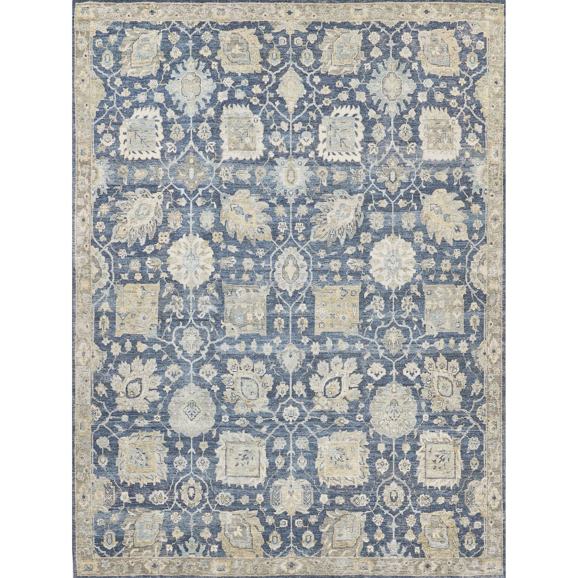 Heirloom 3986 Rug by Exquisite Rugs in blue. Made from new zealand wool in a unique style.