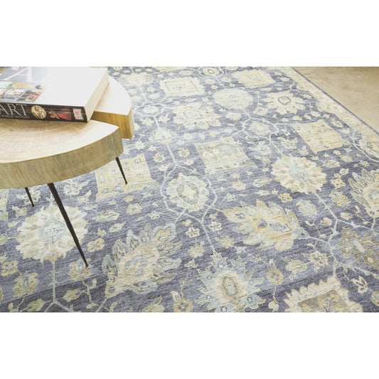 Heirloom Rug - Blue by Exquisite Rugs in blue. Made from new zealand wool in a unique style.