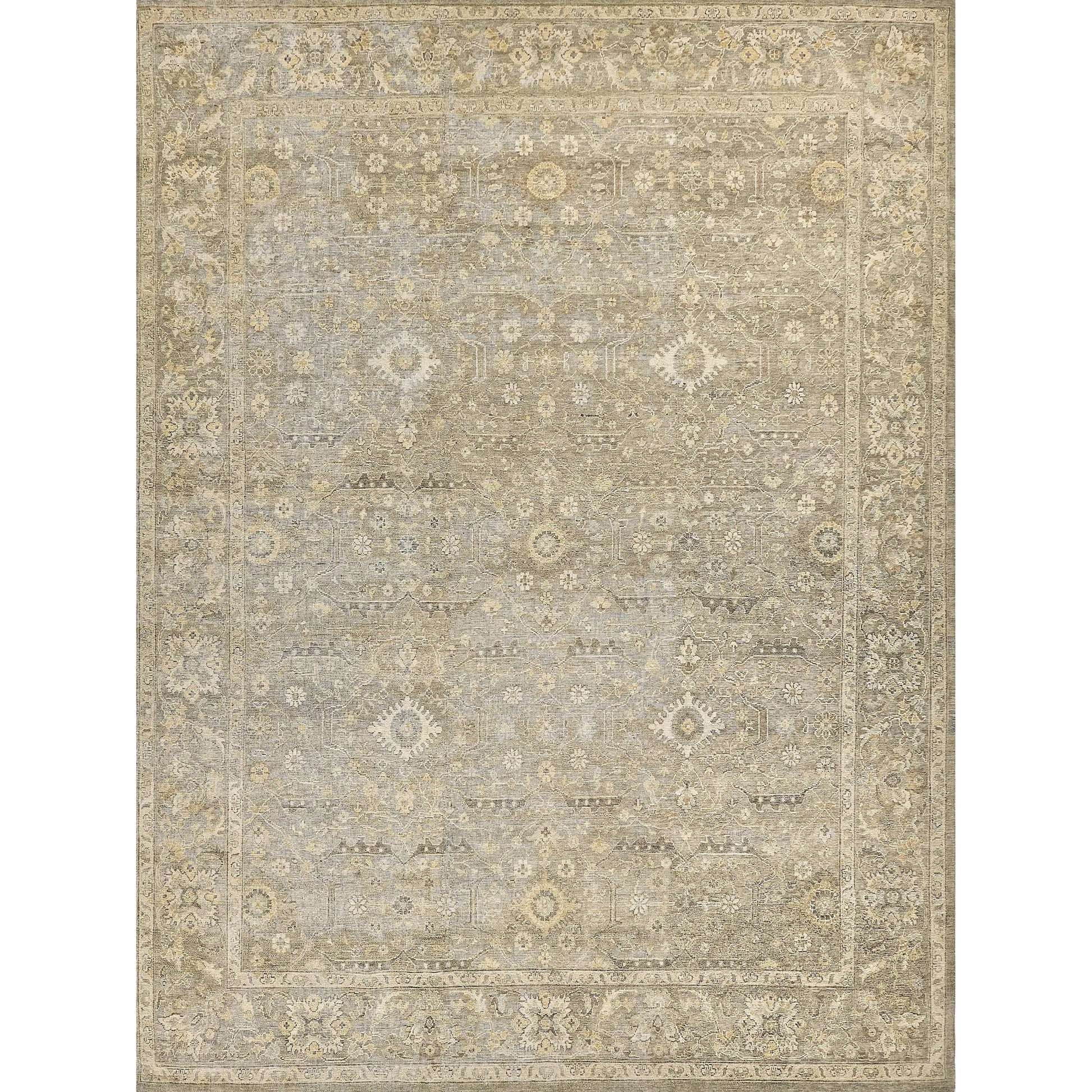Heirloom Rug by Exquisite Rugs in khaki. Made from new zealand wool in a unique style.