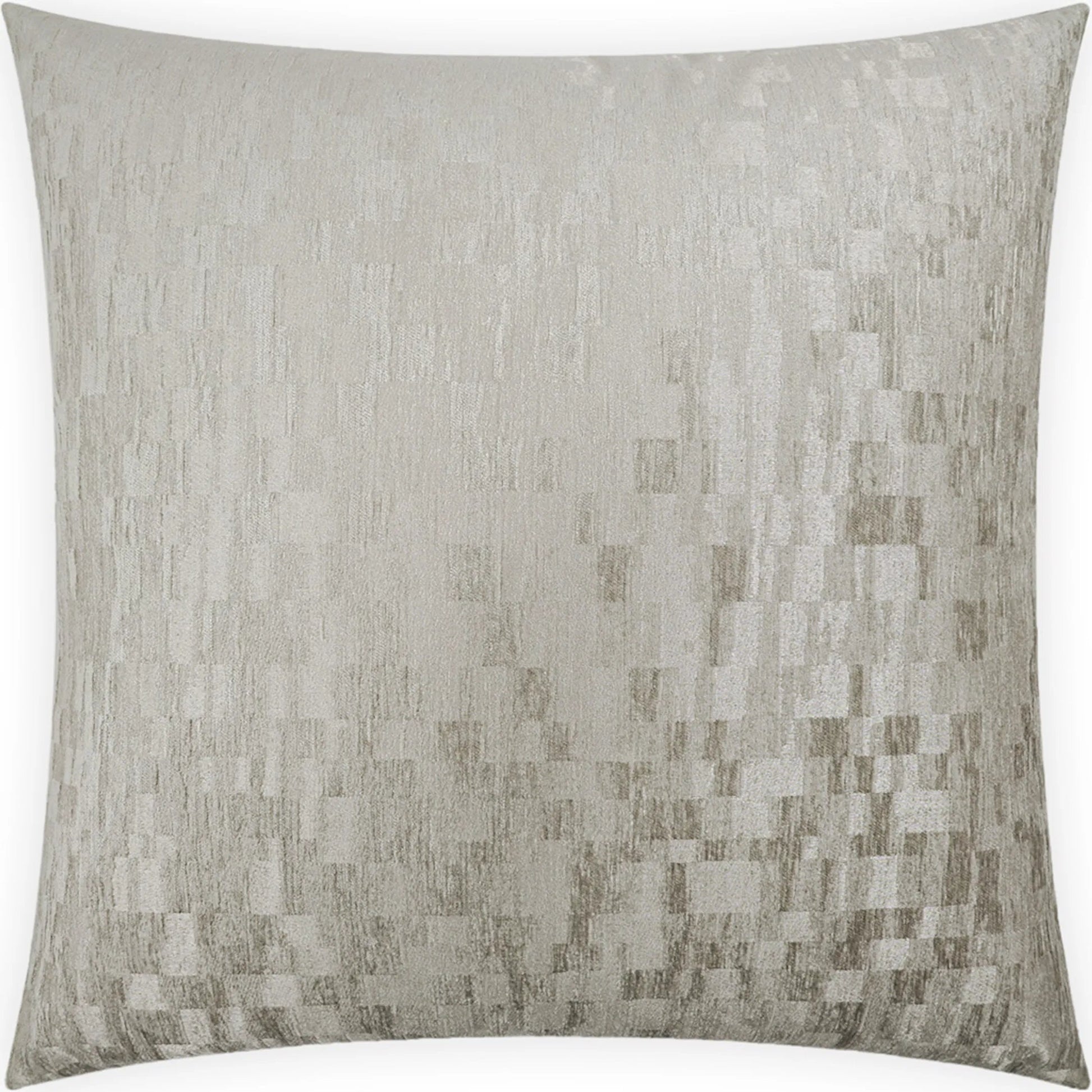 Sector Pillow by DV Kap Home. Made from 74% polyester chenille, 26% polyester in a transitional style.