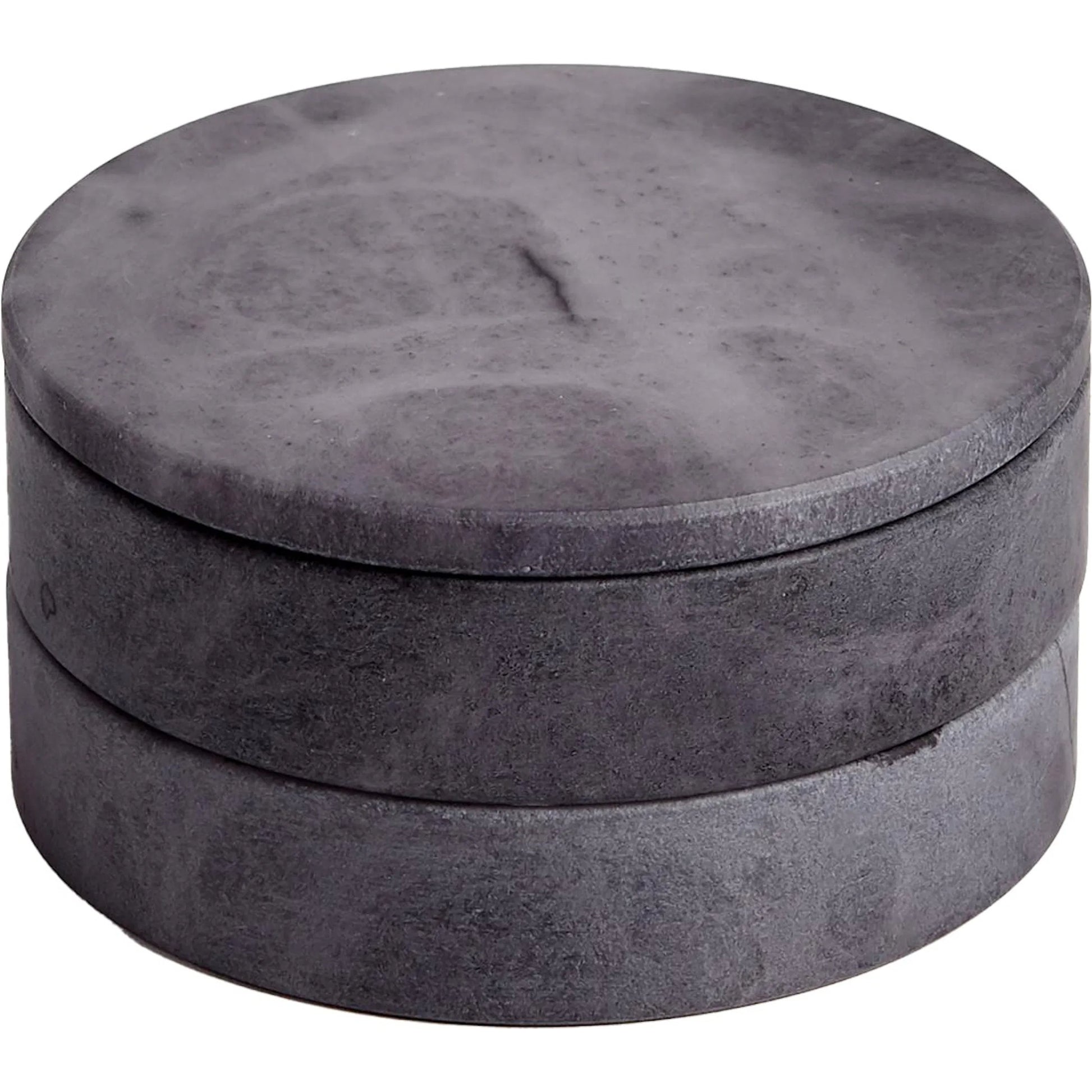 Alabaster Swivel Box by Global Views. Made from alabaster in a transitional style.