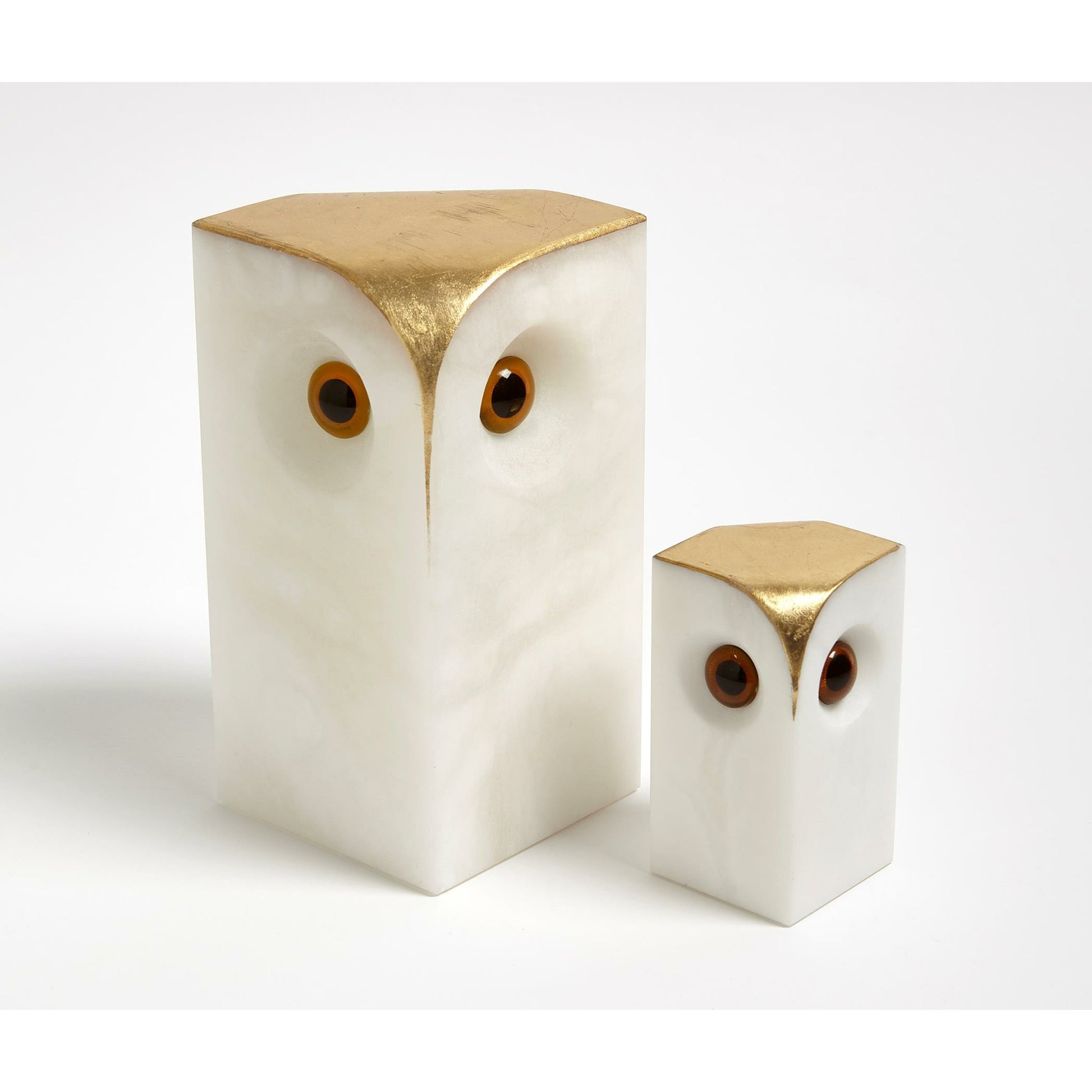 Alabaster Owl by Global Views. Made from alabaster in a eclectic & global style.
