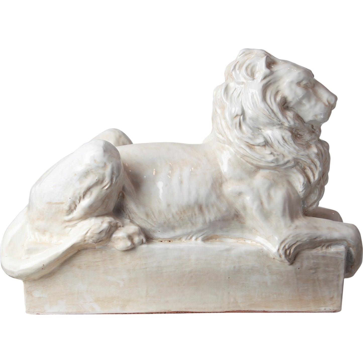 004 SR-701564 | Additional Silo | Lion Sculpture by Global Views. Made from italian ceramic in a cottage & farmhouse style.