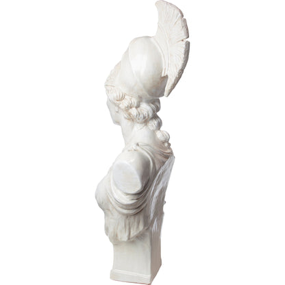 Athena Sculpture by Global Views. Made from italian ceramic in a traditional style.
