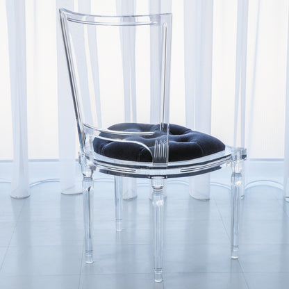 Marilyn Acrylic Side Chair by Global Views. Made from unique in a transitional style.