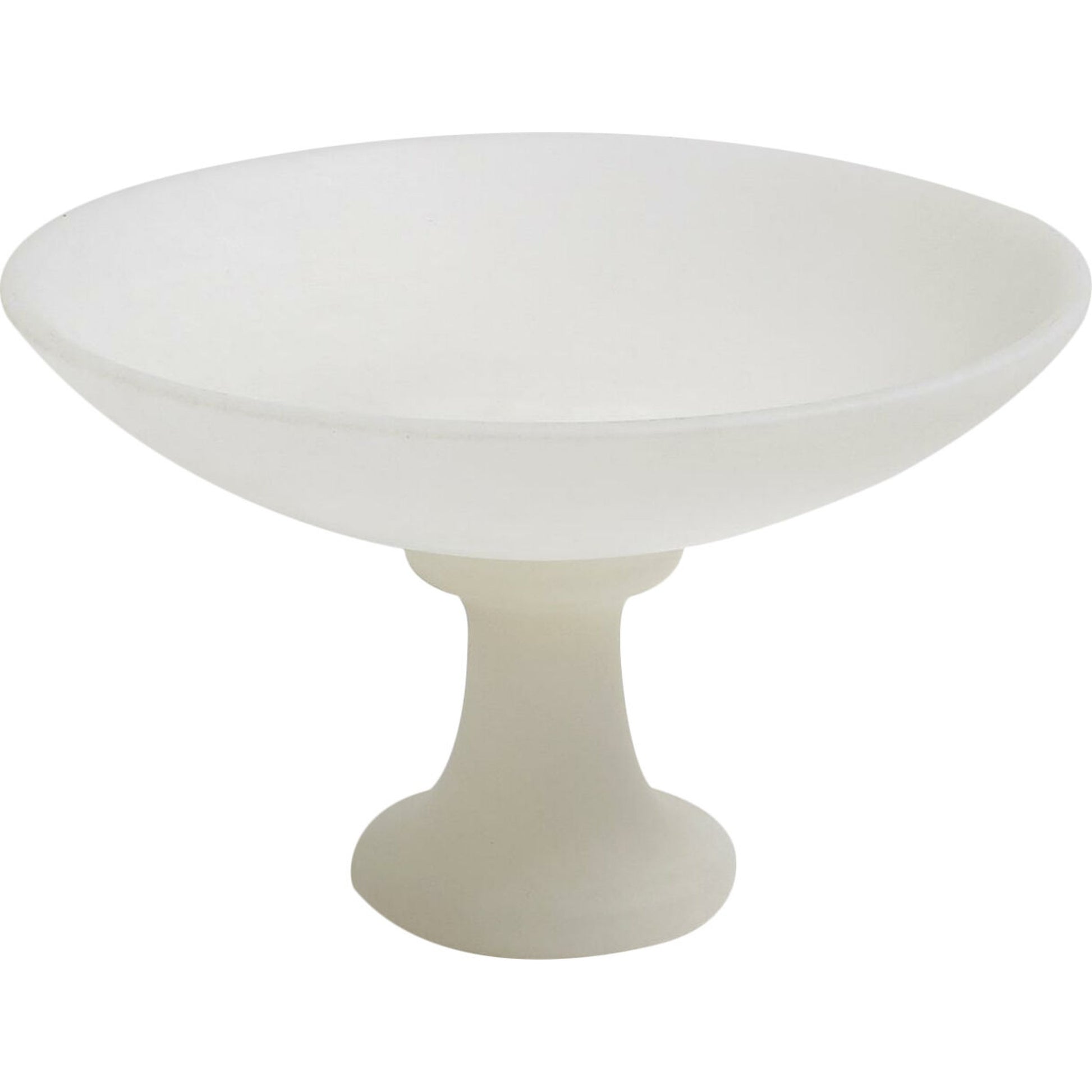 Alabaster Compote by Global Views. Made from alabaster in a modern style.