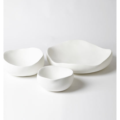 Organic Round Bowl by Global Views. Made from ceramic in a eclectic & global style.