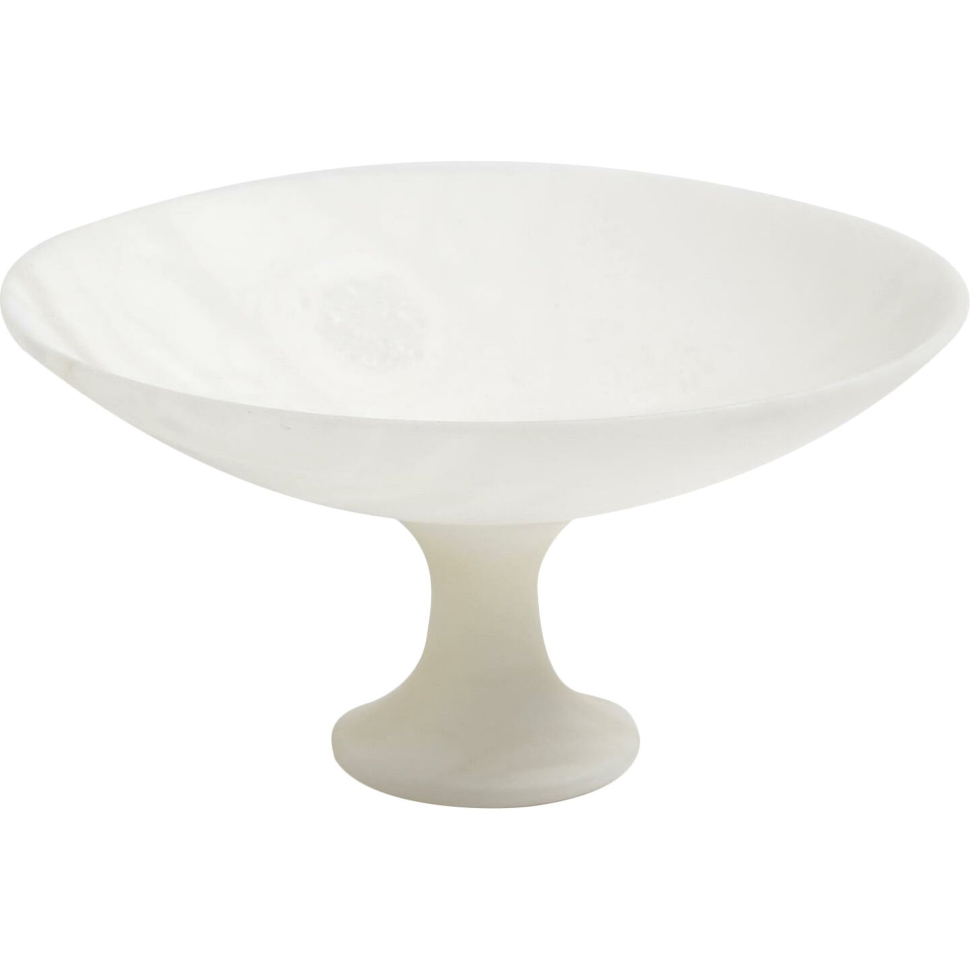 Alabaster Compote by Global Views. Made from alabaster in a modern style.