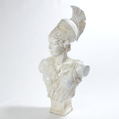 Athena Sculpture by Global Views. Made from italian ceramic in a traditional style.