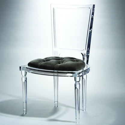 Marilyn Acrylic Side Chair by Global Views. Made from unique in a transitional style.