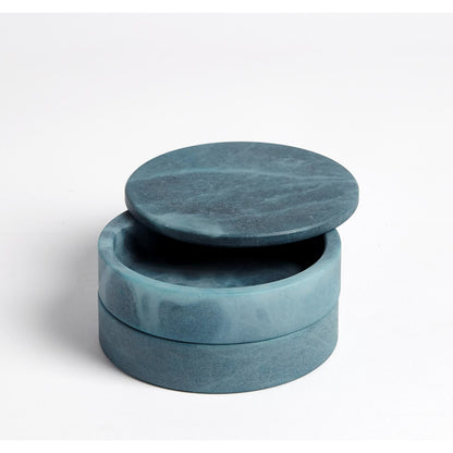 Alabaster Swivel Box by Global Views. Made from alabaster in a transitional style.