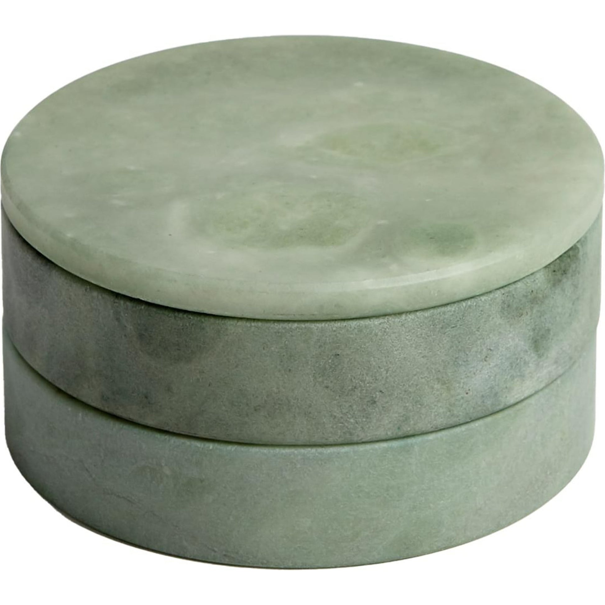 Alabaster Swivel Box by Global Views. Made from alabaster in a transitional style.