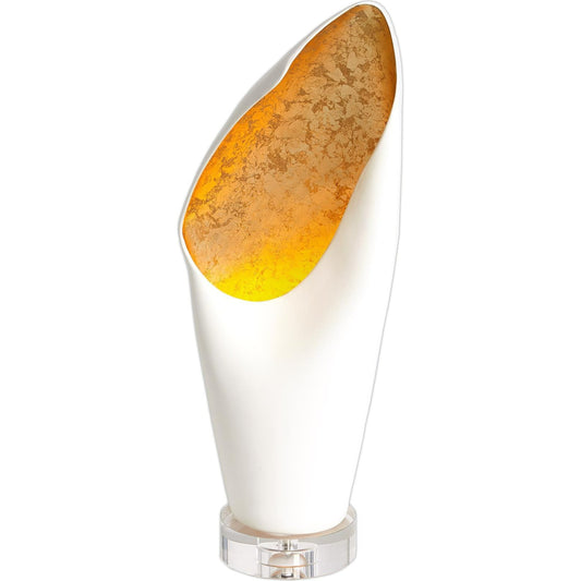 Cowl Lamp by Global Views. Made from unique in a modern style.