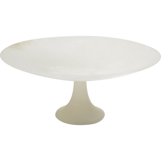 Alabaster Compote by Global Views. Made from alabaster in a modern style.