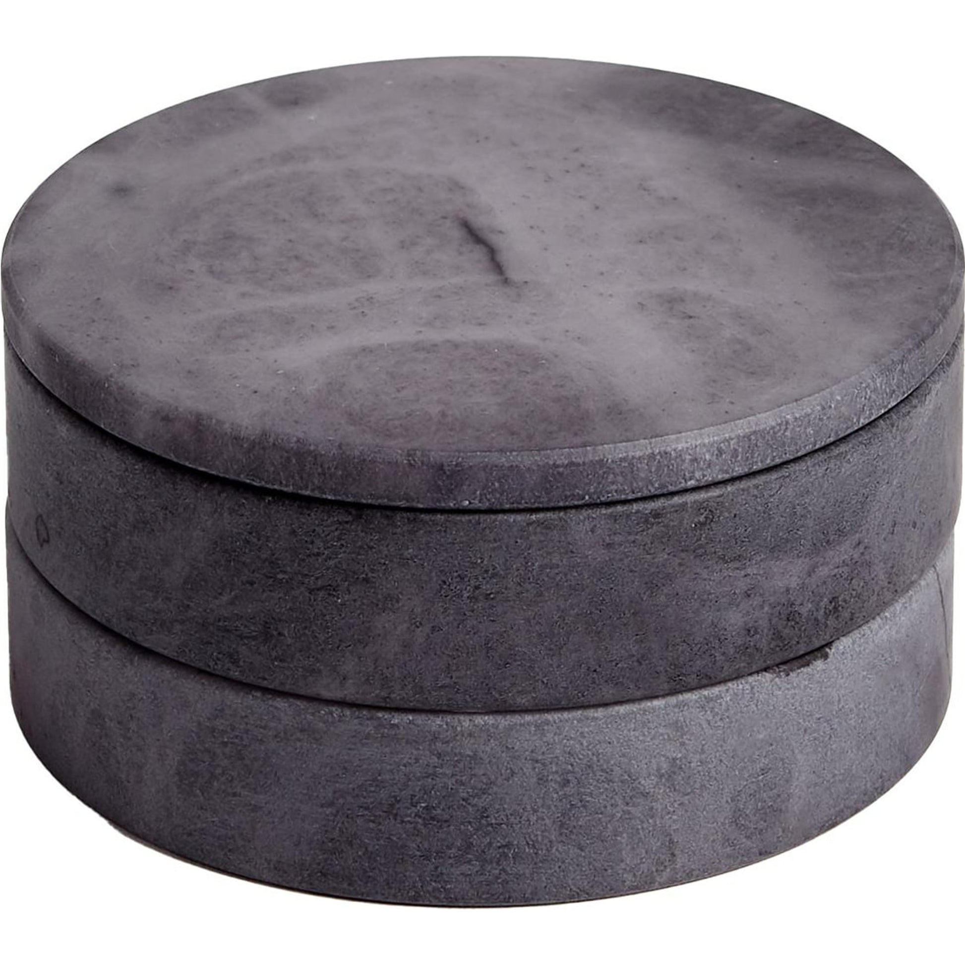 Alabaster Swivel Box by Global Views. Made from alabaster in a transitional style.