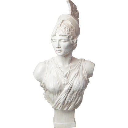 Athena Sculpture by Global Views. Made from italian ceramic in a traditional style.