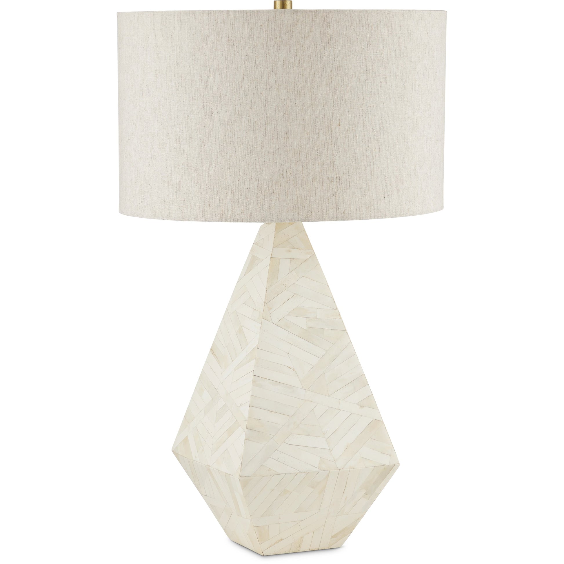 Elysium Table Lamp by Currey and Company. Made from bone, engineered wood in a modern style.