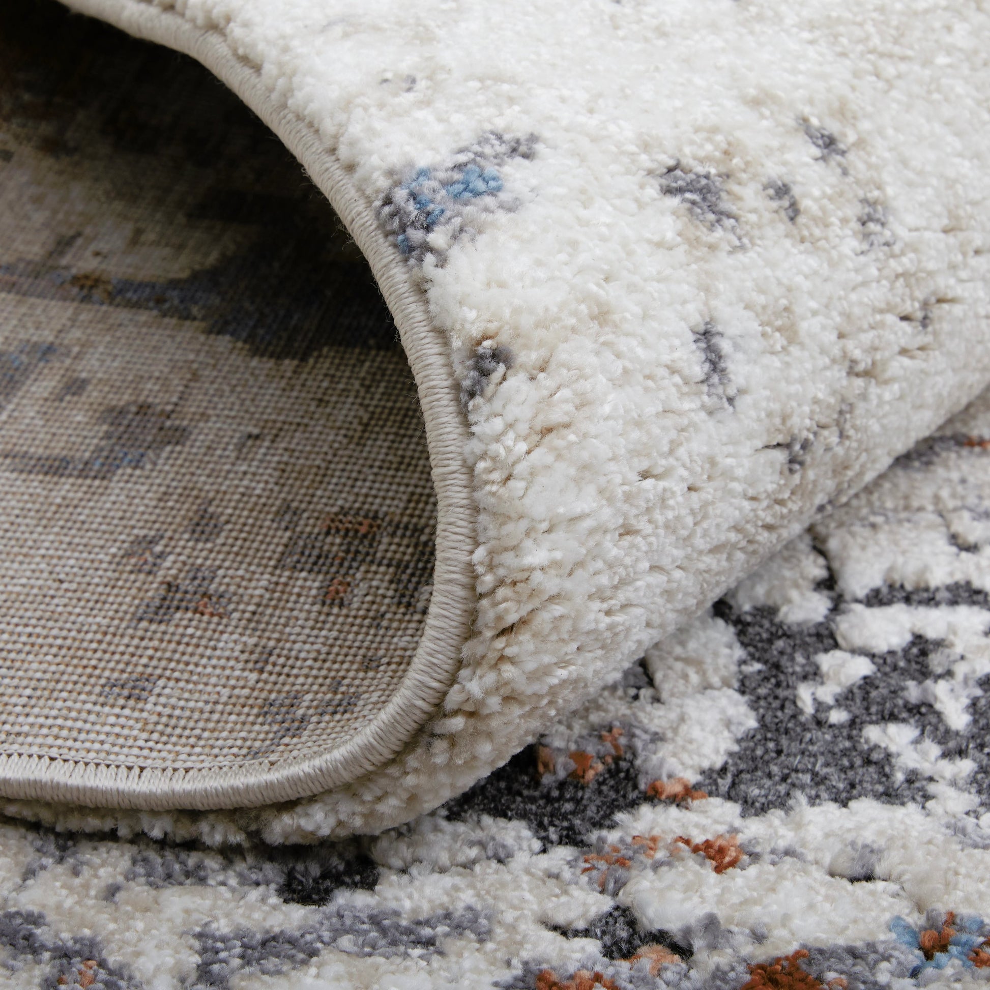 Gilmore Rug - 39MLF by Feizy in ivory, blue, gray. Made from polypropylene in a unique style.