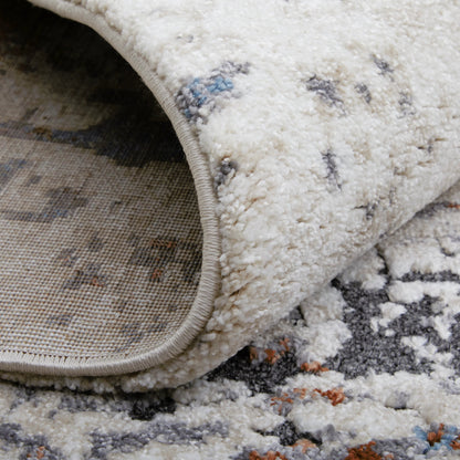 Gilmore Rug - 39MLF by Feizy in ivory, blue, gray. Made from polypropylene in a unique style.