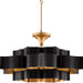 Grand Lotus Chandelier by Currey and Company. Made from unique in a modern style.