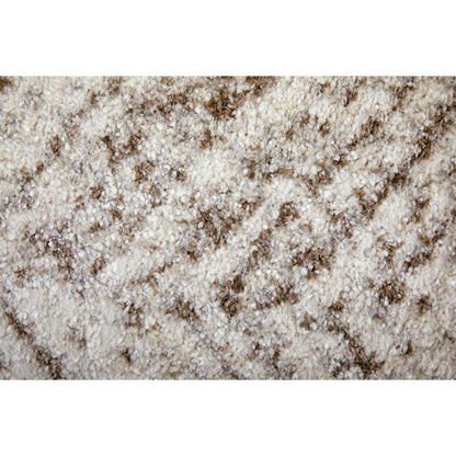 Vancouver Geometric Rug - VNR39NPF by Feizy in ivory, tan, brown. Made from polypropylene, polyester in a unique style.