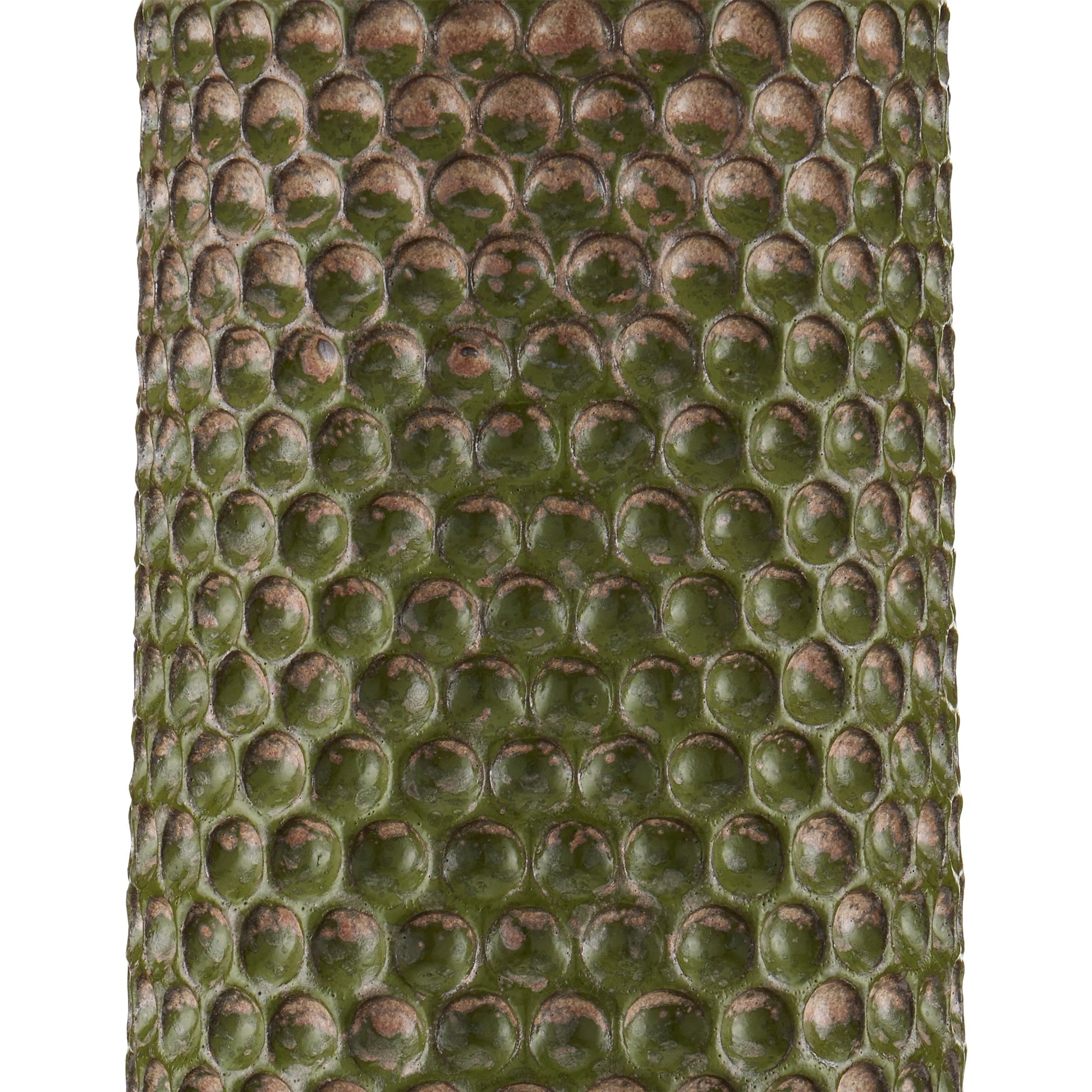 Polka Dot Table Lamp by Currey and Company in reactive blue, polished brass. Made from ceramic in a modern style.