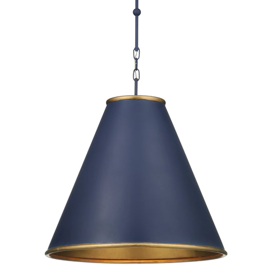 Pierrepont Pendant by Currey and Company. Made from wrought iron in a transitional style.