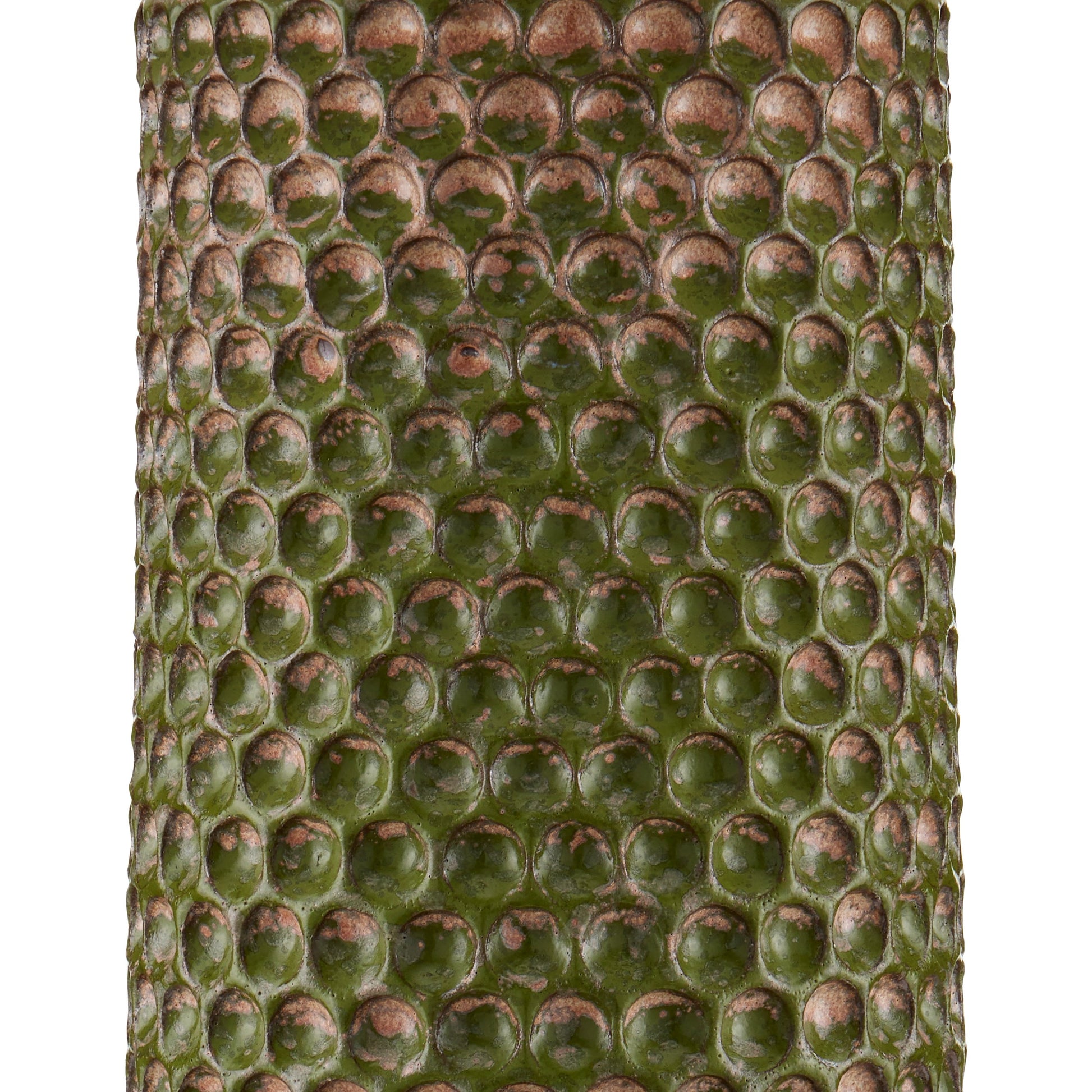 Polka Dot Table Lamp by Currey and Company in reactive blue, polished brass. Made from ceramic in a modern style.