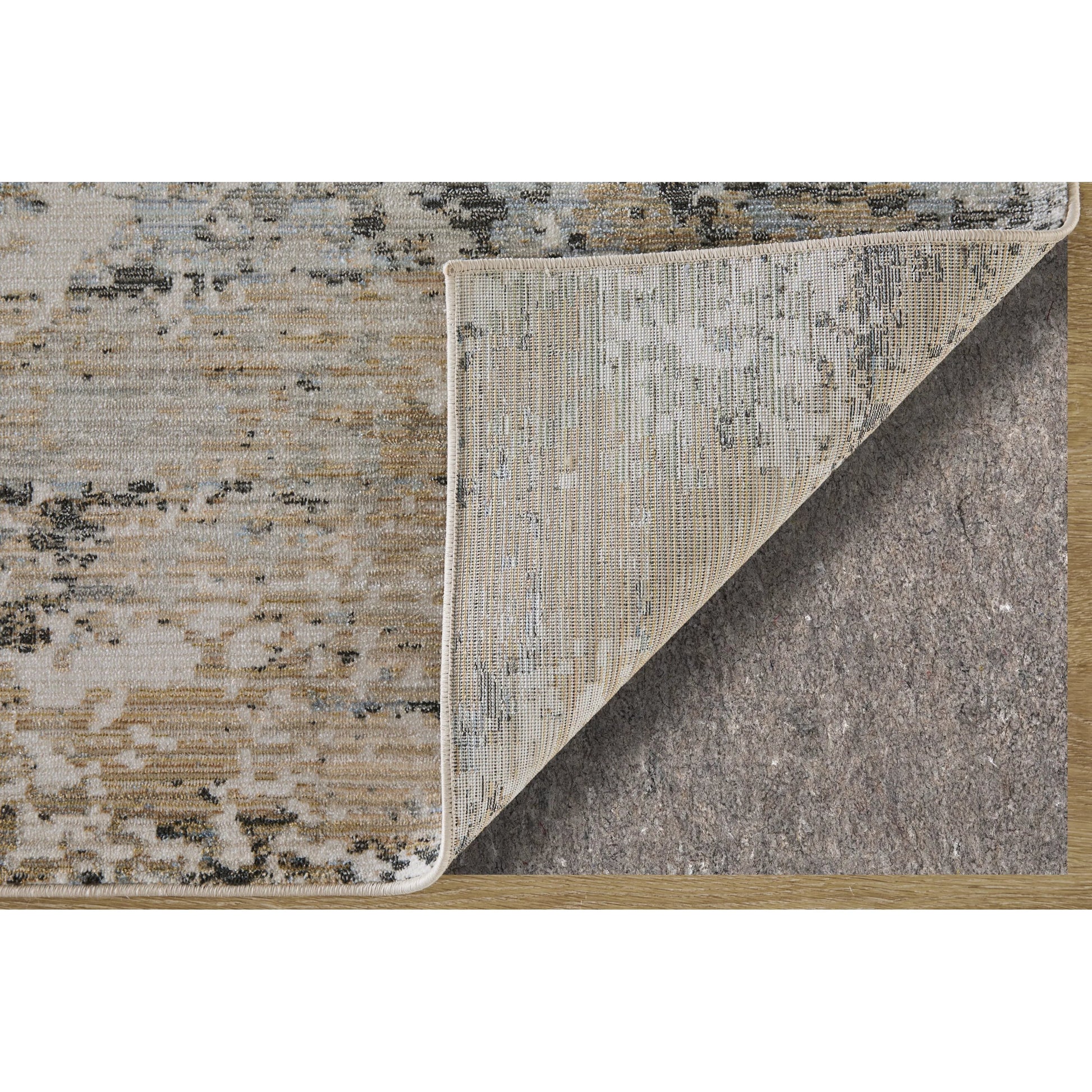 Greenwich GRW39U6F Rug by Feizy in ivory, tan, blue. Made from polypropylene, polyester in a unique style.