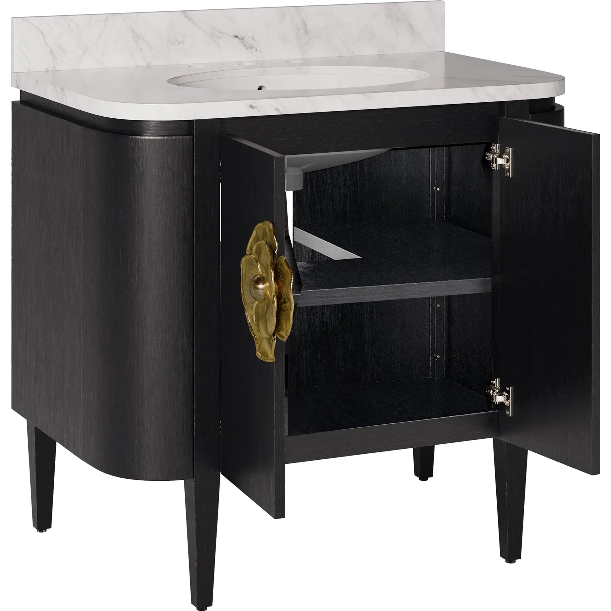 Briallen 36" Vanity with Oval Undermount Sink by Currey and Company. Made from unique in a unique style.