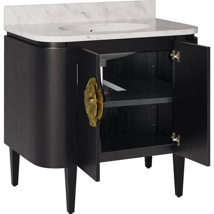Briallen 36" Vanity with Oval Undermount Sink by Currey and Company. Made from unique in a unique style.
