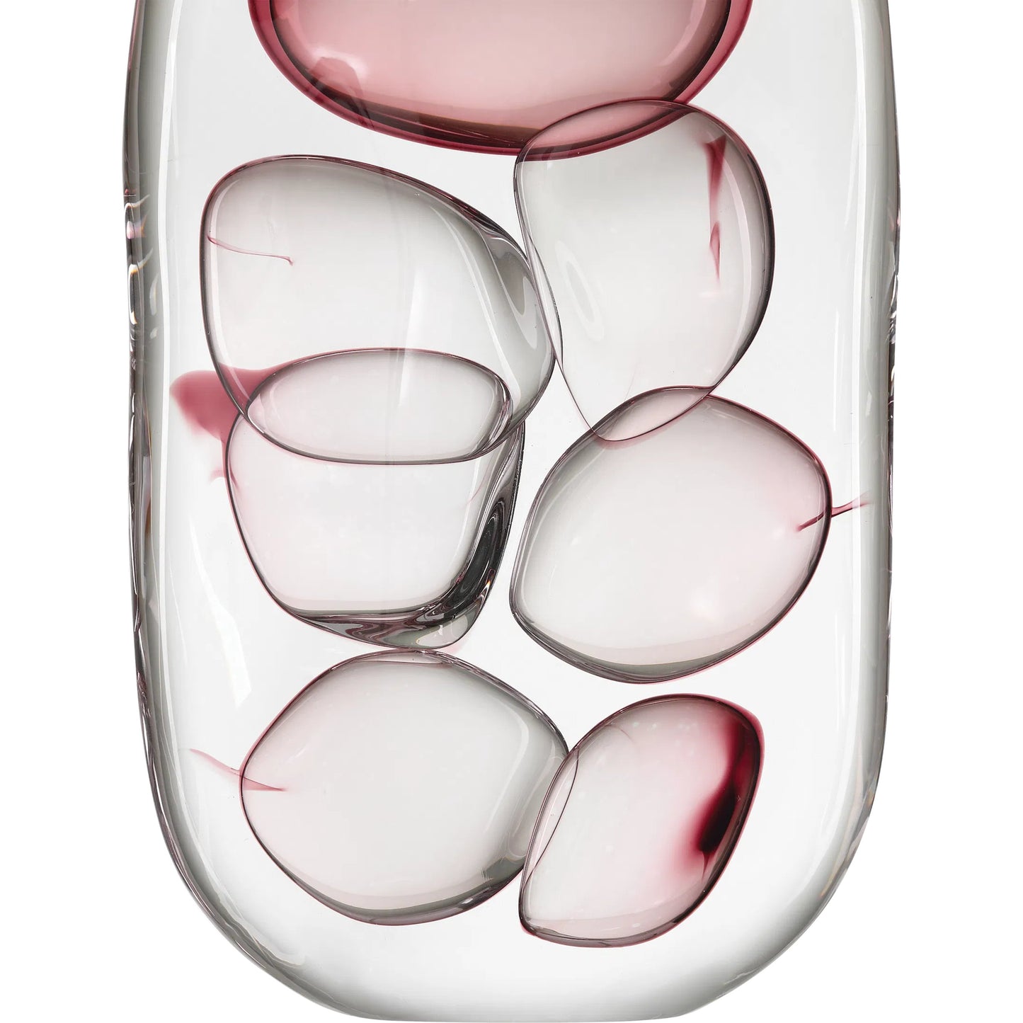 011 SI-2387182 | Closeup | Vicolino Vase by Currey and Company in clear, purple. Made from glass in a eclectic & global style.