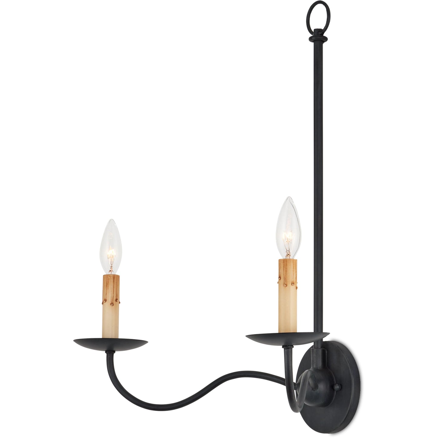 003 SI-2191840,SI-2191841 | Additional Silo | Saxon Double-Light Wall Sconce by Currey and Company. Made from unique in a modern style.