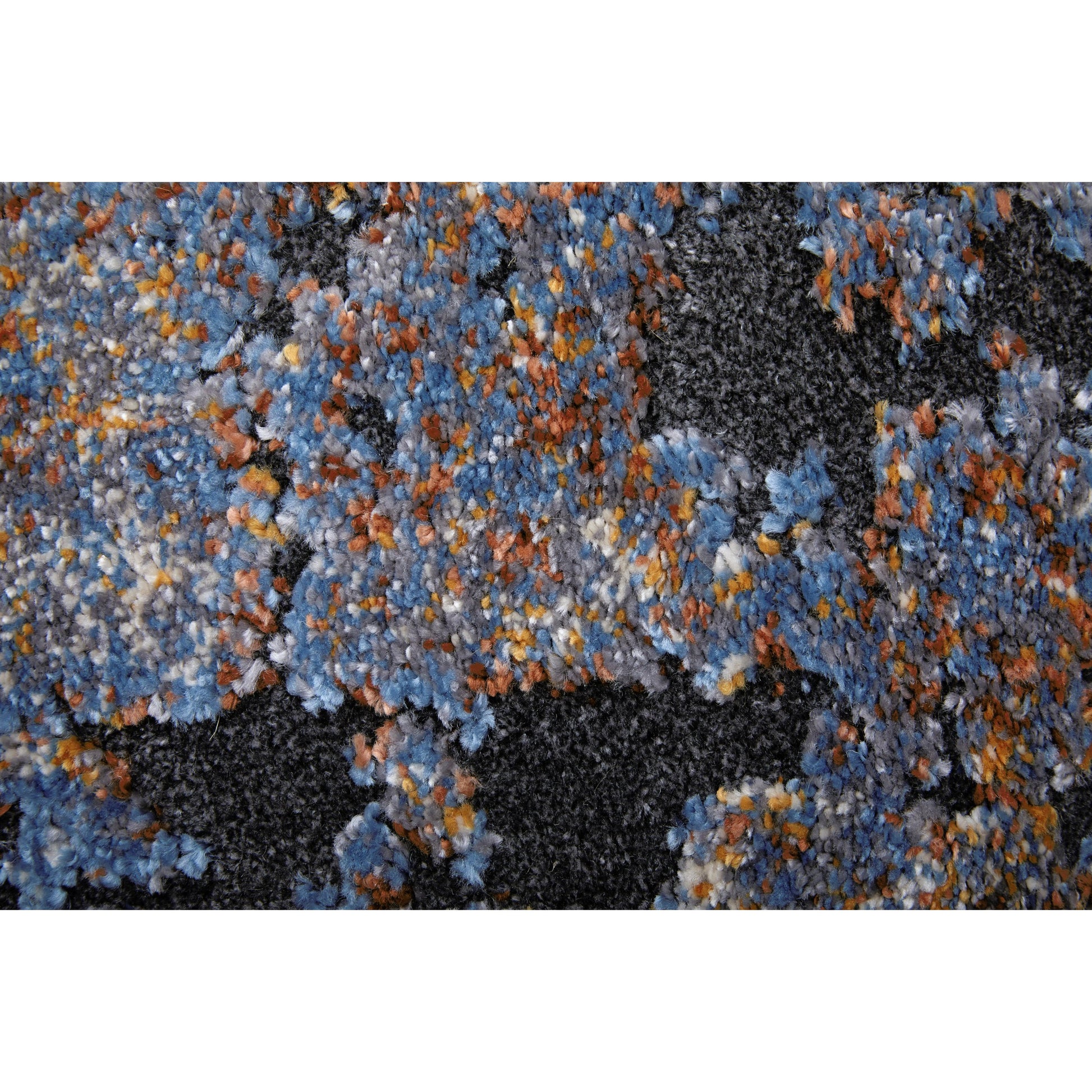 Gilmore Color Block Rug - 39MKF by Feizy in blue, ivory, taupe. Made from polypropylene in a unique style.