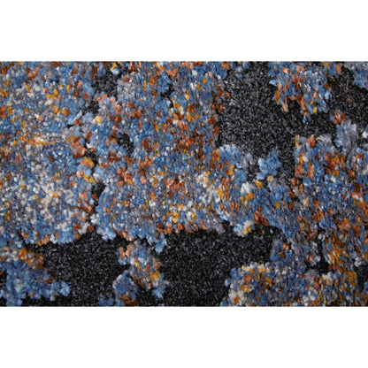 Gilmore Color Block Rug - 39MKF by Feizy in blue, ivory, taupe. Made from polypropylene in a unique style.