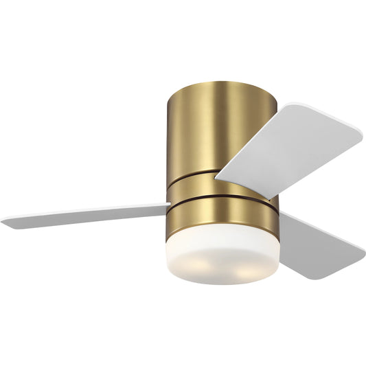 Era 32 Hugger LED Ceiling Fan by Generation Lighting. Made from steel in a modern style.