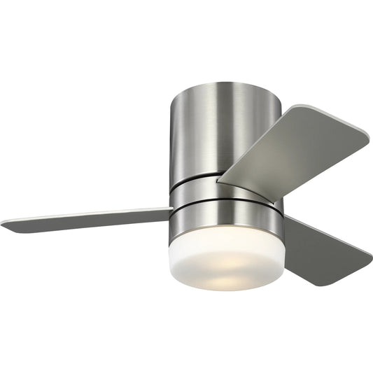 Era 32 Hugger LED Ceiling Fan by Generation Lighting. Made from steel in a modern style.