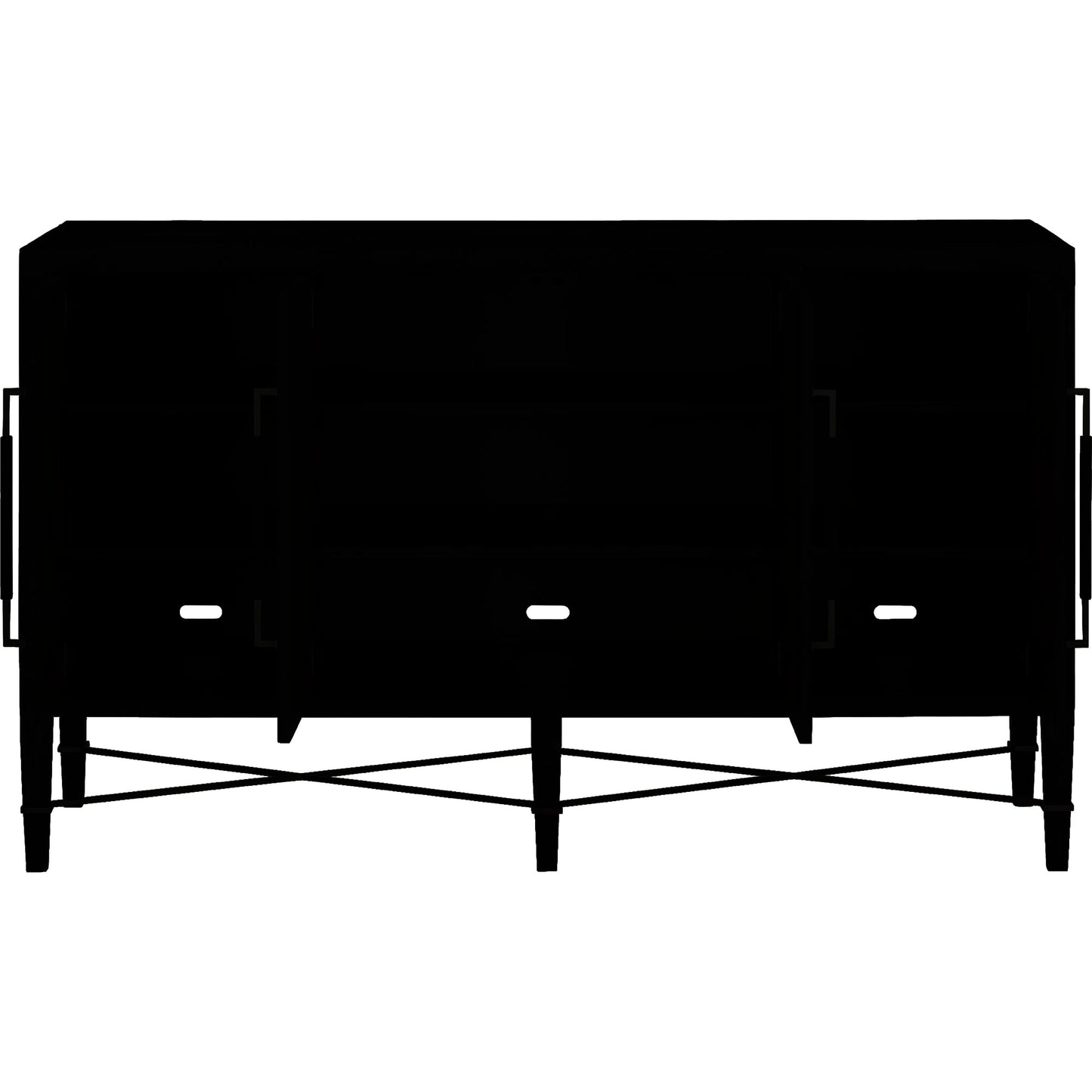 009 S-336313 | Additional Silo | Verona Chanterelle Sideboard by Currey and Company in chanterelle, coffee, champagne. Made from mahogany, brass, iron in a modern style.